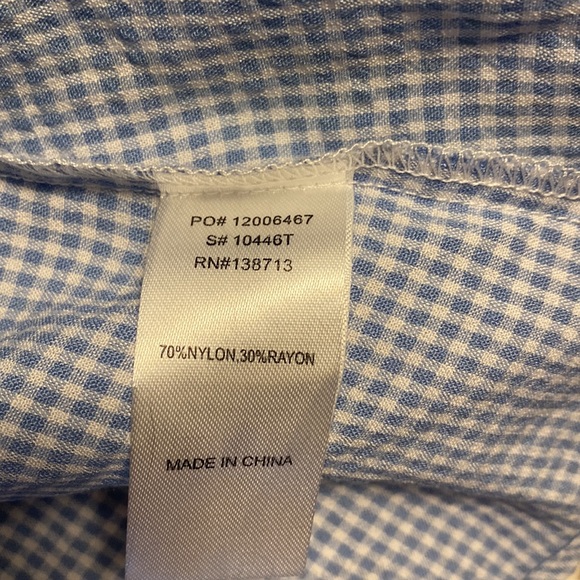 Doe & Rae swing blouse with ruffle sleeve and open bow back - Picture 5 of 5